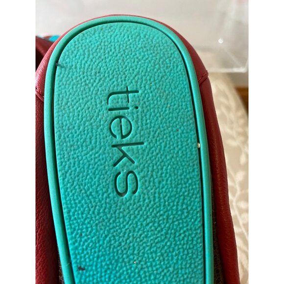 Tieks By Gavrieli Ruby Red Patent Leather Ballet Comfort Flats Shoes Size 10 - Picture 7 of 10